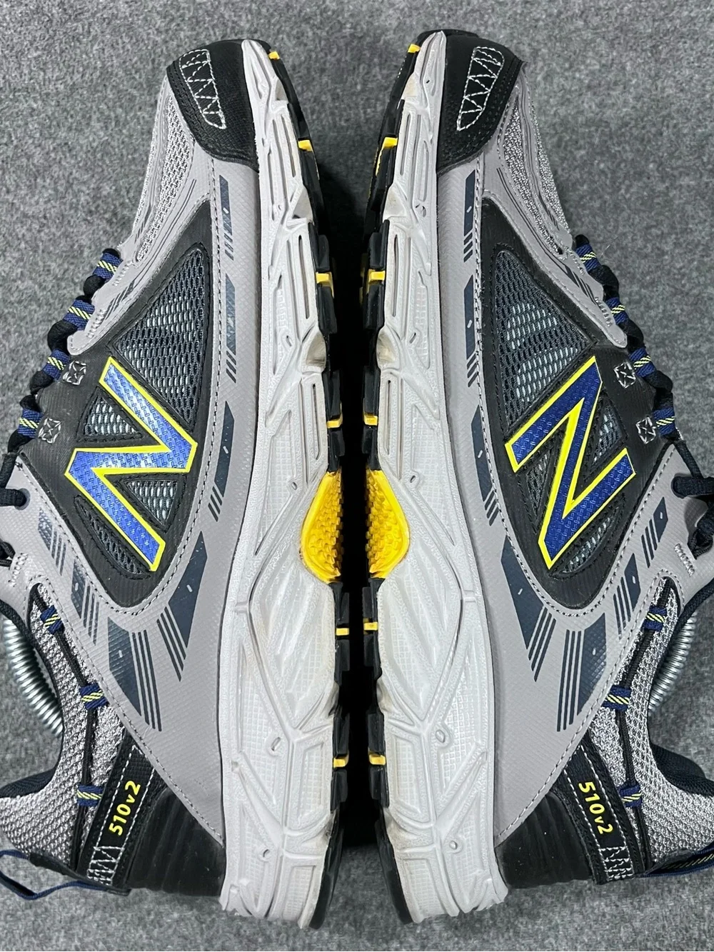 New Balance 510v2 Mens Trail Running Shoes Gray/Black Size 11 4E (MT510GY2)